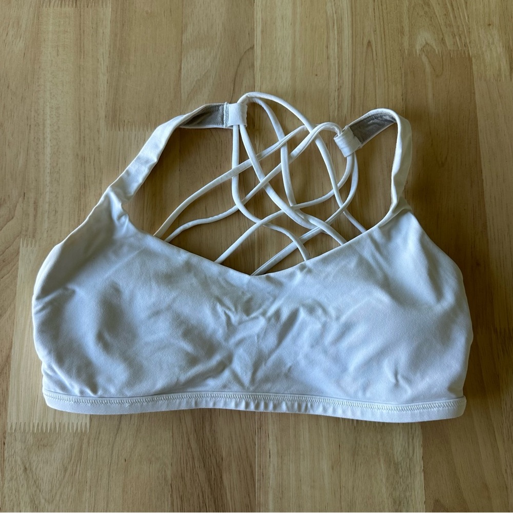 Lululemon Free to Be Wild Bra in White
